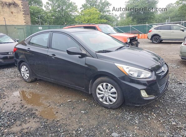 KMHCT4AE5GU952674 2016 HYUNDAI ACCENT Black Вид спереду
