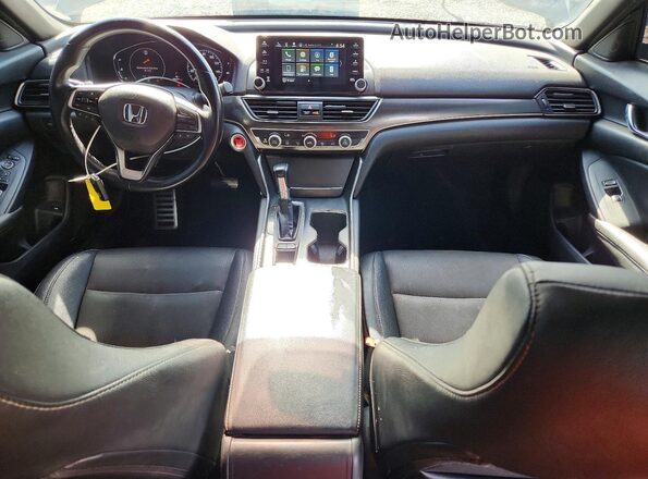 1HGCV1F3XKA103124 2019 HONDA ACCORD Gray Widok zestawu wskaźników
