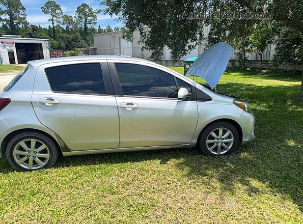 VNKKTUD35GA071024 2016 TOYOTA YARIS Серебряный Вид наклейки с VIN-кодом