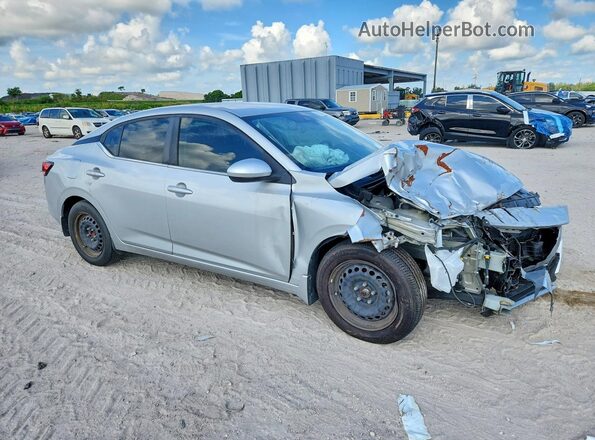 3N1AB8BV4PY298531 2023 NISSAN SENTRA Silver Front view