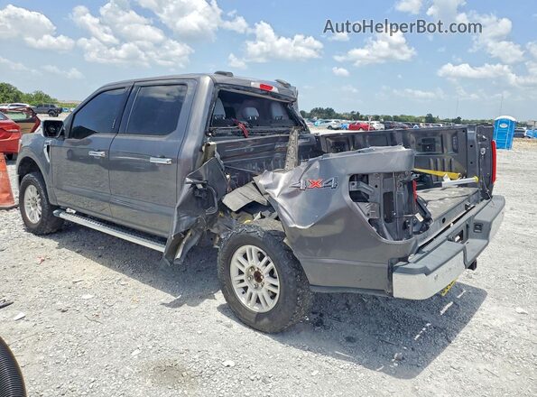 1FTFW1E87NKF23427 2022 FORD F150 Gray Tył prawy