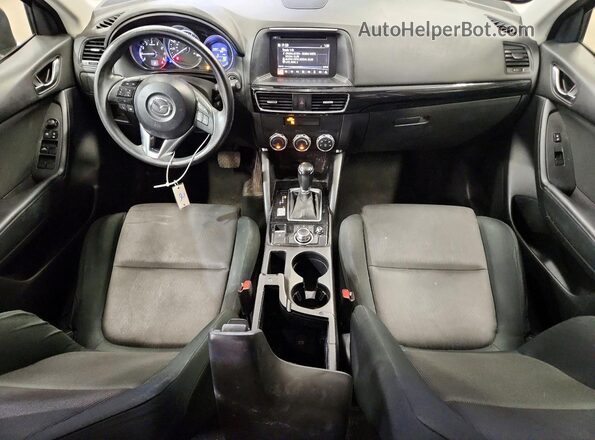 JM3KE4BY3G0632075 2016 MAZDA CX-5 Gray Instrument cluster view