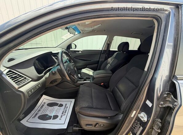 KM8J33A27GU111902 2016 HYUNDAI TUCSON Gray Widok z tyłu