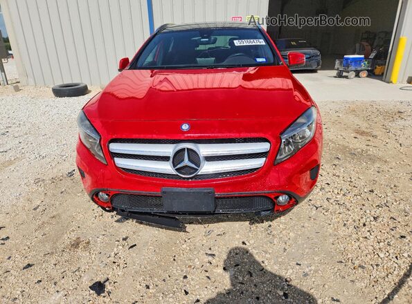 WDCTG4EB5GJ240122 2016 MERCEDES-BENZ GLA-CLASS Red უკანა ხედი