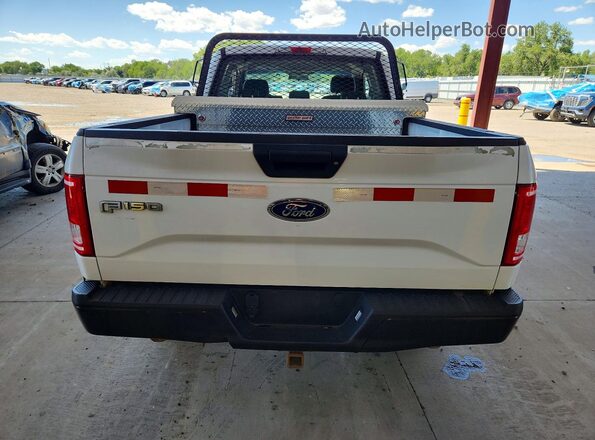 1FTEX1E81HKC67427 2017 FORD F150 White წინა სალონის ხედი
