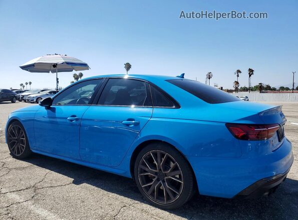 WAUB4AF4XLA051739 2020 AUDI S4 Blue Rear right