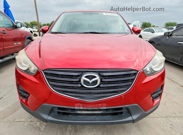 JM3KE2BY4G0809592 2016 MAZDA CX-5 Red Rear view