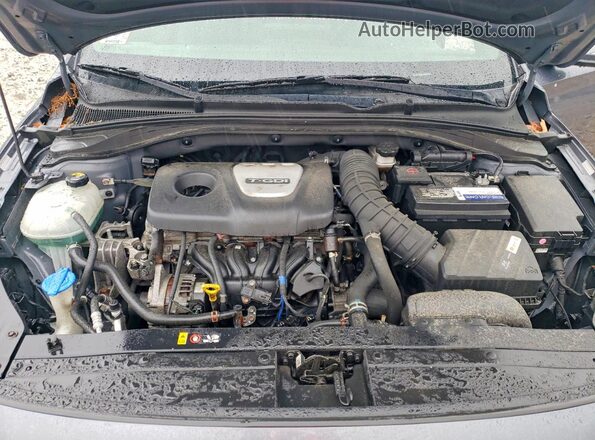 KMHH55LC7JU024129 2018 HYUNDAI ELANTRA Charcoal ძრავის განყოფილების ხედი