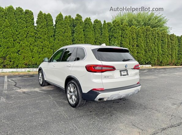 5UXCR6C55KLL61916 2019 BMW X5 White წინა მარჯვენა