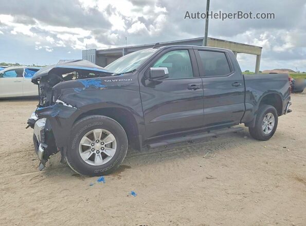 1GCPWCED8NZ122571 2022 CHEVROLET SILVERADO Black Հետևի ձախ