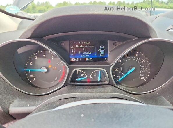 1FMCU9GD9HUE67433 2017 FORD ESCAPE Gray უკანა სავარძლების ხედი