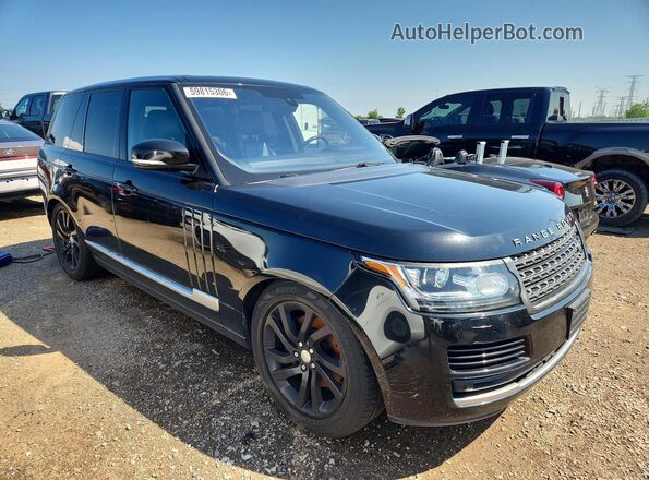 SALGR2KF9GA265806 2016 LAND ROVER RANGE Black Вид спереду