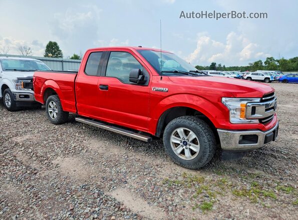 1FTEX1CB2JFE11015 2018 FORD F150 Red Вид спереду