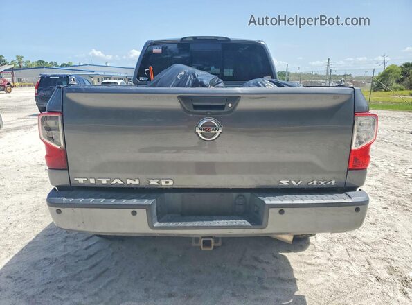 1N6BA1F40JN551214 2018 NISSAN TITAN Black Front interior view