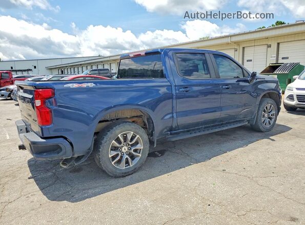 1GCUYEET2MZ264199 2021 CHEVROLET SILVERADO Blue წინა მარჯვენა