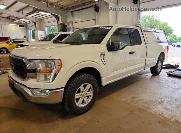 1FTFX1E5XMKF14531 2021 FORD F150 Белый Задняя левая четверть