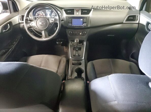 3N1AB7APXJY340205 2018 NISSAN SENTRA Black Instrument cluster view