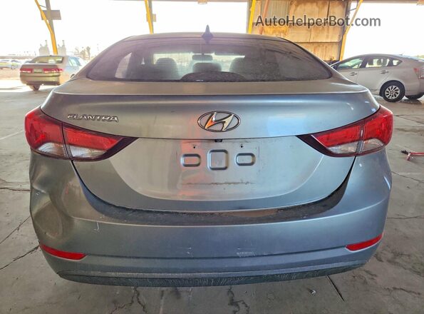 KMHDH4AE2GU481962 2016 HYUNDAI ELANTRA Серый Вид салона спереди
