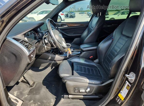 5UXTS3C56J0Y99026 2018 BMW X3 Black Widok deski rozdzielczej