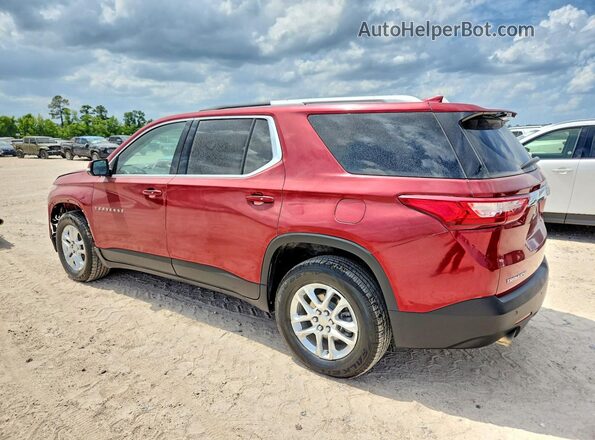 1GNERGKW5JJ273153 2018 CHEVROLET TRAVERSE Темно-бордовый Задняя правая четверть
