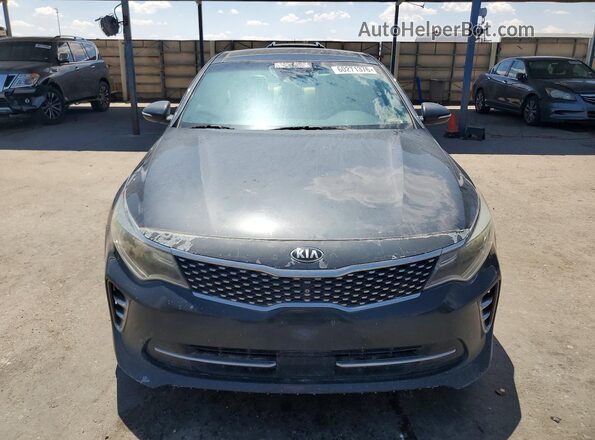 5XXGV4L20GG111015 2016 KIA OPTIMA Gray Rear view