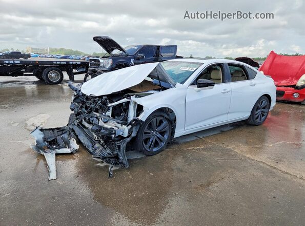 19UUB5F35MA004931 2021 ACURA TLX White Tył lewy