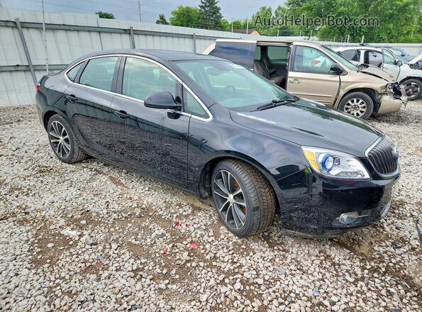 1G4PW5SK7G4181797 2016 BUICK VERANO Black Դիմացի տեսք