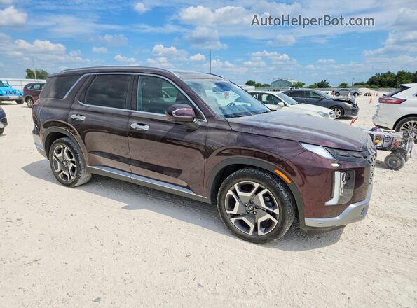 KM8R54GE1RU688917 2024 HYUNDAI PALISADE Maroon წინა ხედი