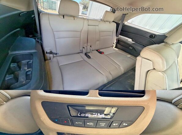 5FNYF5H57GB007571 2016 HONDA PILOT White Vista interior de 360 grados