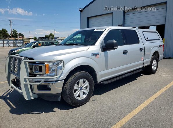 1FTFW1E50JKF63543 2018 FORD F150 Silver Tył lewy