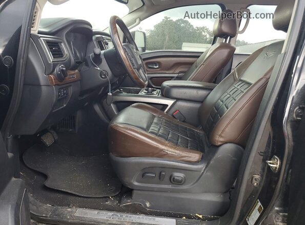 1N6BA1F20GN510623 2016 NISSAN TITAN Black წინა პანელის ხედი