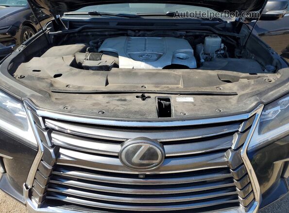 JTJHY7AX8J4270567 2018 LEXUS LX570 Black VIN sticker view