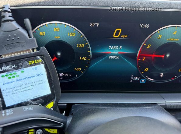 4JGFB4KB0LA065130 2020 MERCEDES-BENZ GLE-CLASS Белый Вид щитка приборов