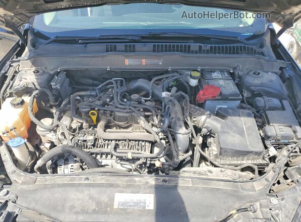 3FA6P0HD5KR148585 2019 FORD FUSION Black Vista del compartimento del motor