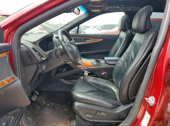 2LMPJ6KR6HBL16197 2017 LINCOLN MKX Red წინა პანელის ხედი
