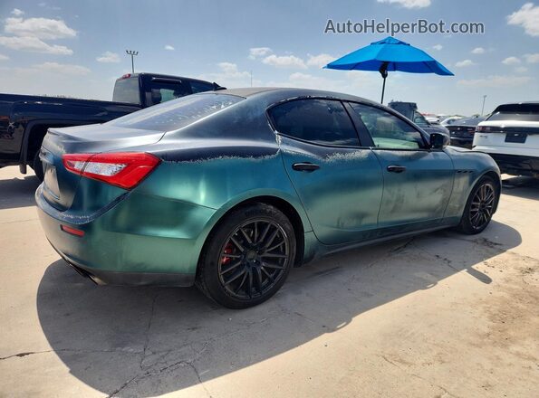 ZAM57XSAXG1172116 2016 MASERATI GHIBLI Green Front right