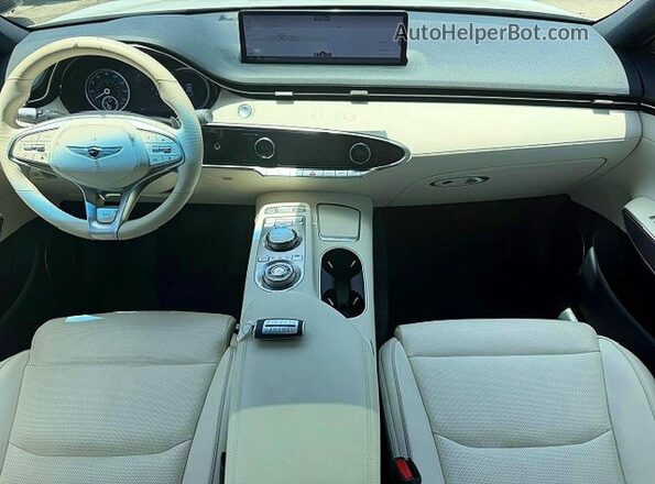5NMMCET15SH005210 2025 GENESIS G70 White Սարքավորումների վահանակի տեսք