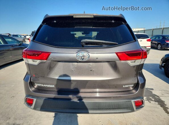 5TDYZRFH6KS325150 2019 TOYOTA HIGHLANDER Gray Vista interior delantera