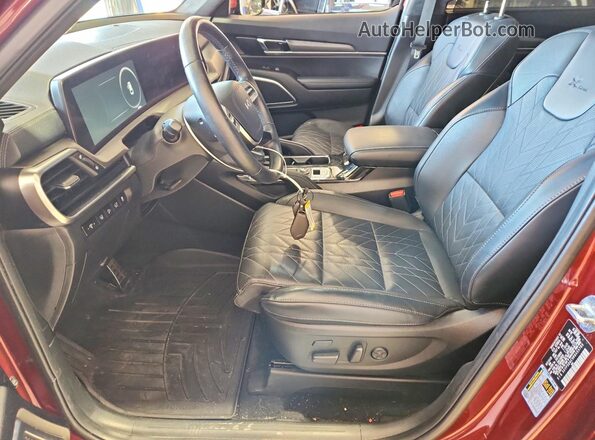5XYP5DGC9RG455783 2024 KIA TELLURIDE Red Առջևի վահանակի տեսք