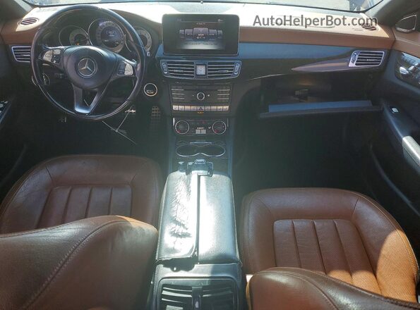 WDDLJ6FB7GA160523 2016 MERCEDES-BENZ CLS-CLASS Blue Vista del cuadro de instrumentos