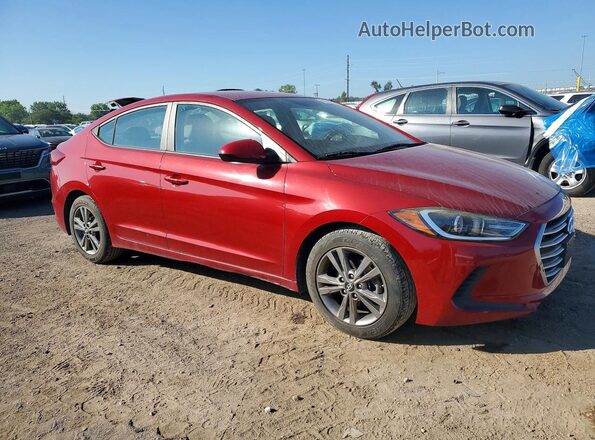 KMHD84LF4HU224194 2017 HYUNDAI ELANTRA Red Вид спереду