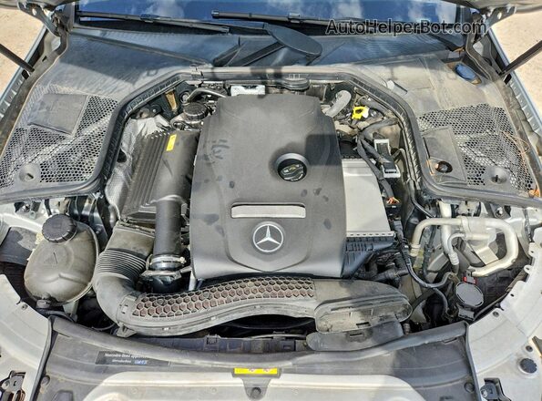 55SWF4KB5HU209793 2017 MERCEDES-BENZ C-CLASS Silver Вид підкапотного простору