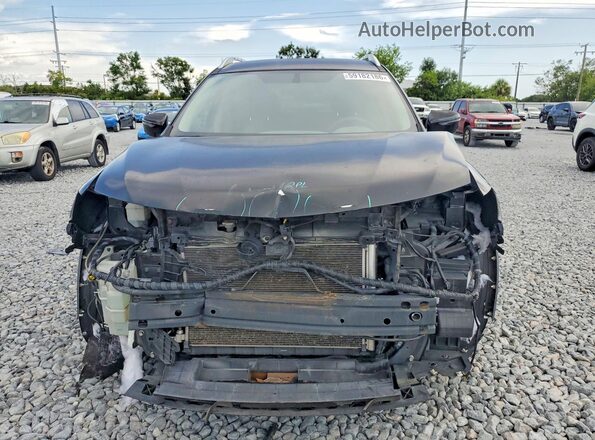 KNMAT2MT9HP516193 2017 NISSAN ROGUE Black Вид ззаду