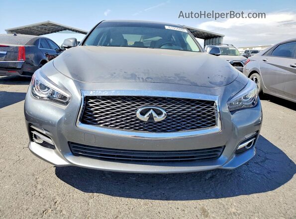 JN1CV7AP7GM201905 2016 INFINITI Q50 Charcoal Вид ззаду