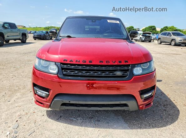 SALWS2VF5GA560655 2016 LAND ROVER RANGE Red Widok z tyłu