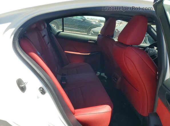 JTHGZ1B23P5060200 2023 LEXUS IS White Widok wnętrza z tyłu