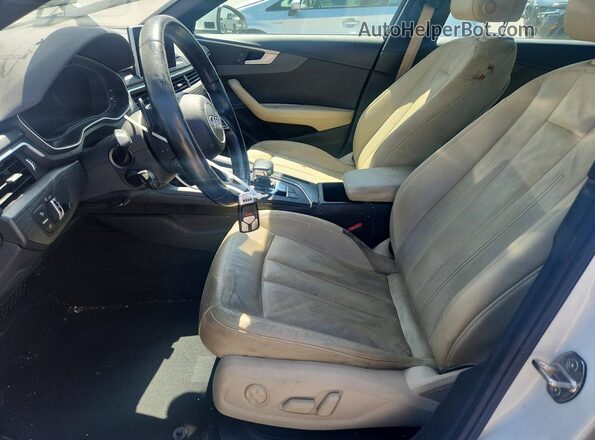 WAUENAF44HN025213 2017 AUDI A4 White Вид панелі приладів