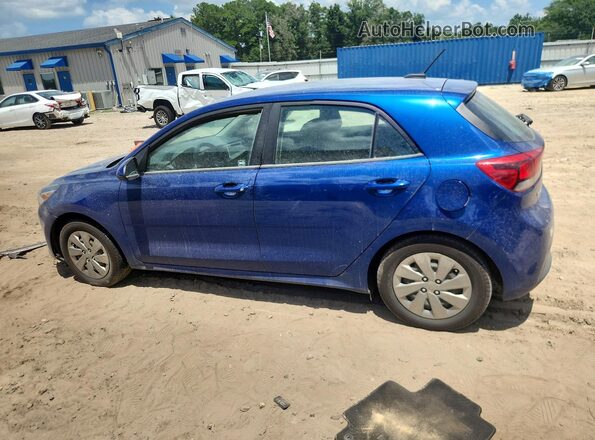3KPA25AB1KE218793 2019 KIA RIO Blue Trasero derecho