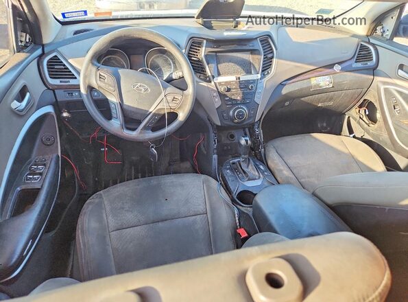 5XYZU3LB2HG398506 2017 HYUNDAI SANTA Black Vista del cuadro de instrumentos