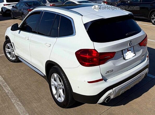 5UXTR7C51KLF24957 2019 BMW X3 White Передня права чверть